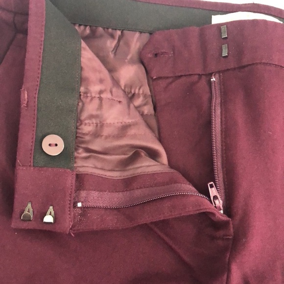 Gibson Latimer Burgundy Bootcut Pants 8 - Picture 6 of 9